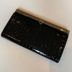 Glossy Black Clutch